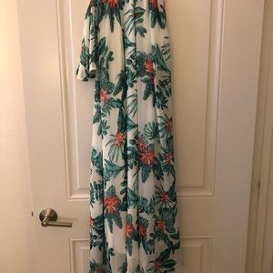 Lulu's Dresses - Tropical Print 2 piece maxi Lulu's Dresses - Tropical Print 2 piece maxi